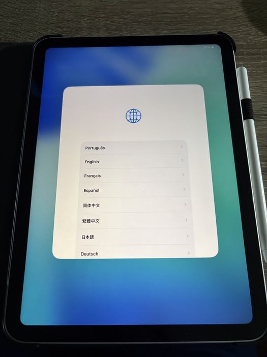 iPad A16 + capa + caneta