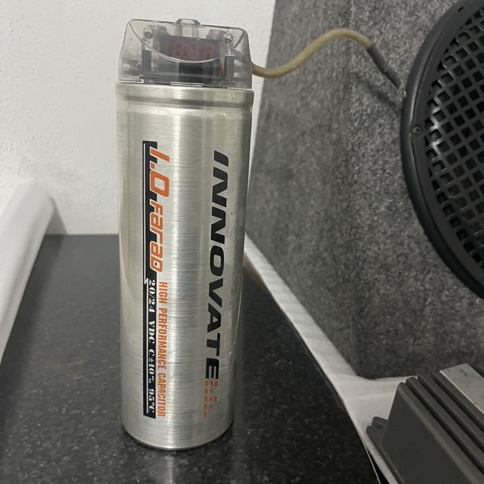 Conjunto Som Automóvel -  Subwoofer + Condensador