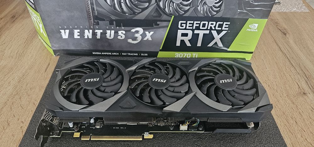 RTX 3070 Ti MSI Ventus 3X OC 8gb com caixa