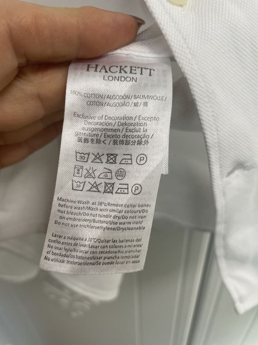 Сорочка біла нова  бренд  HACKETT