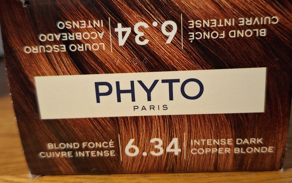 Farba do włosów PHYTO 6.34 blond miedziany