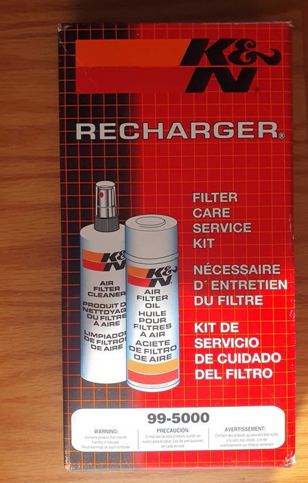 Filtro K&N de alto rendimento + kit limpeza para Peugeot / Citroen