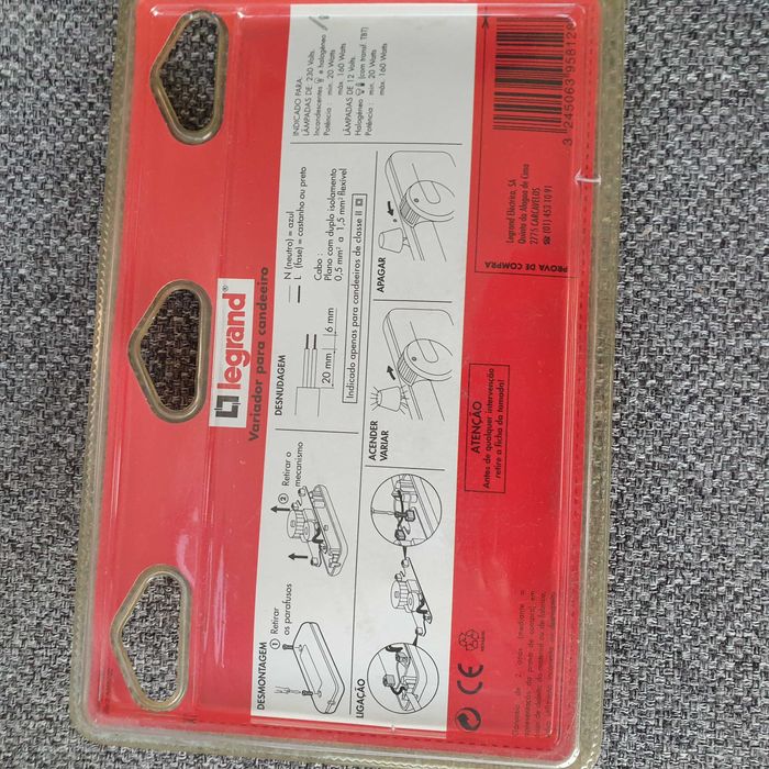 Legrand Dimmer for Lamps: Incandescent and Halogen Lamps, New64739835067395121