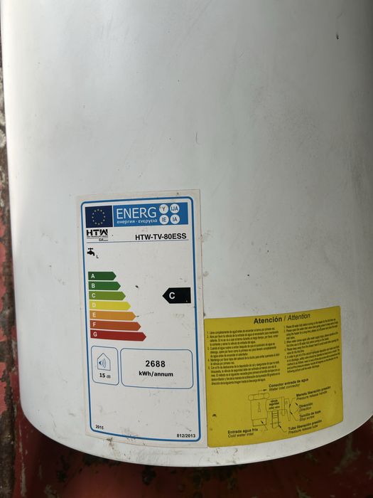 Termoacumulador 80L HTW TV-80-ESS