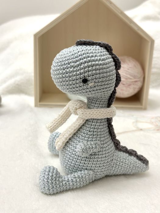 Dinossauro bebe amigurumi