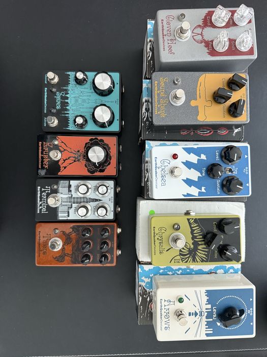 7 Pedais Earthquaker Devices