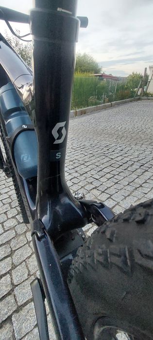 bicicleta Scott Spark Rc comp Blue em Carbono