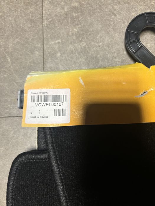 Dywaniki samochodowe Peugeot 107 oryginał