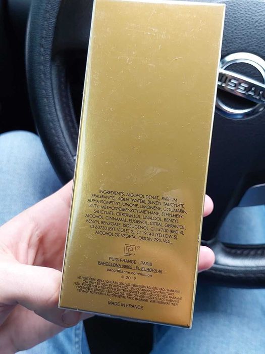 Paco rabanne 1 million parfum 100ml оригінал