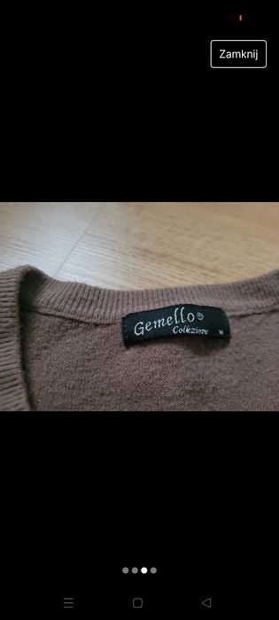 Męski sweter 40% wełny