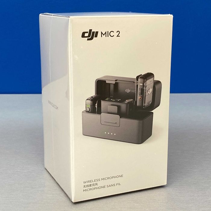 DJI Mic 2 (2 TX + 1 RX + Charging Case) - SELADO - 3 ANOS DE GARANTIA
