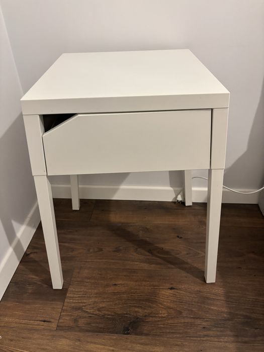 2 stoliki szafki nocne metalowe Ikea Selje