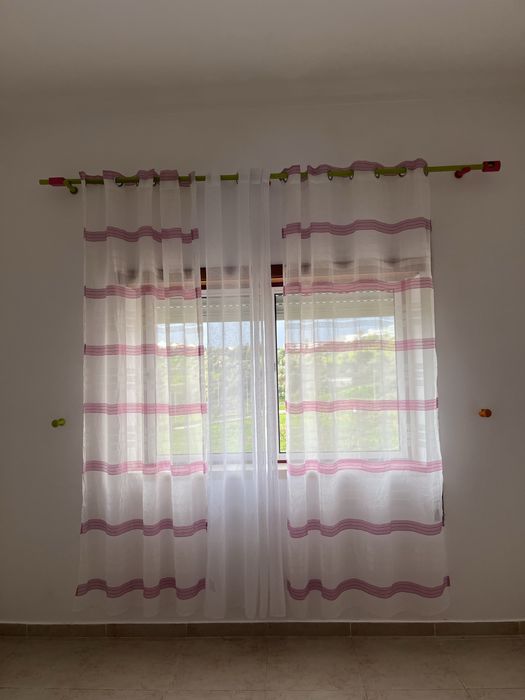 Cortinados, varão e pontas