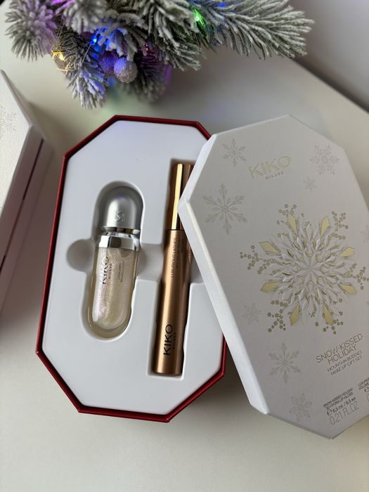 Подарунковий набір Kiko Milano 2026. Набір Кіко Мілано. Блиск Туш Кико