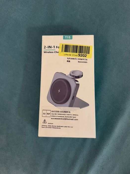 Продам нову  зарядну станцію 2-в-1 AOWIN T15 з підтримкою MagSafe.