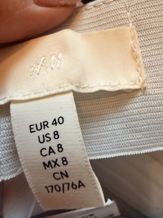 H&M baby blue spodnie cygaretki r. 40 /38