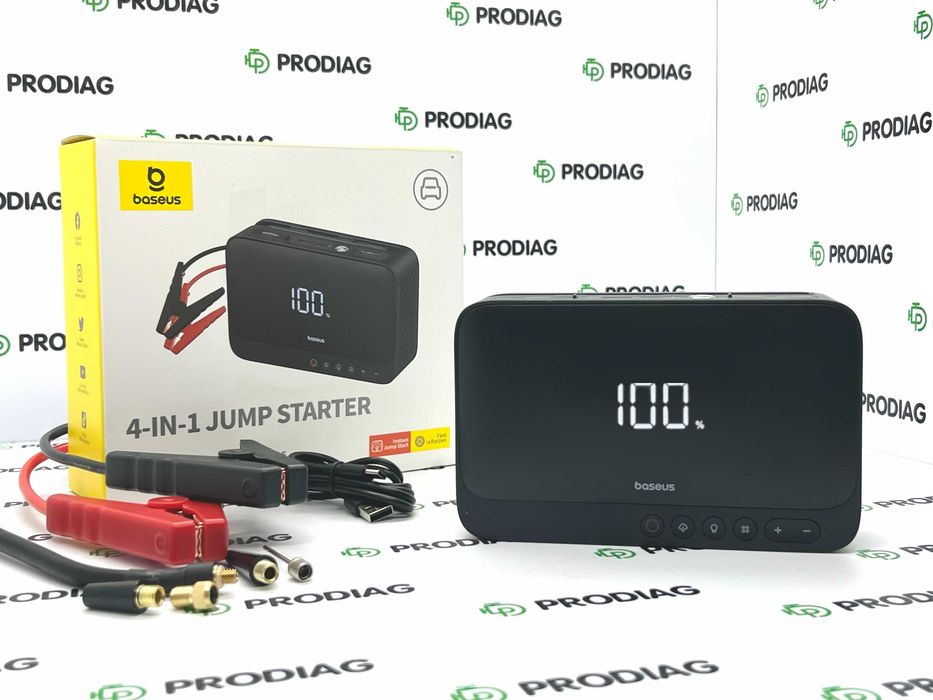 Пуско-зарядний пристрій Baseus Super Energy Series 4-in-1 Car Jump Starter з компресором BS-CH013