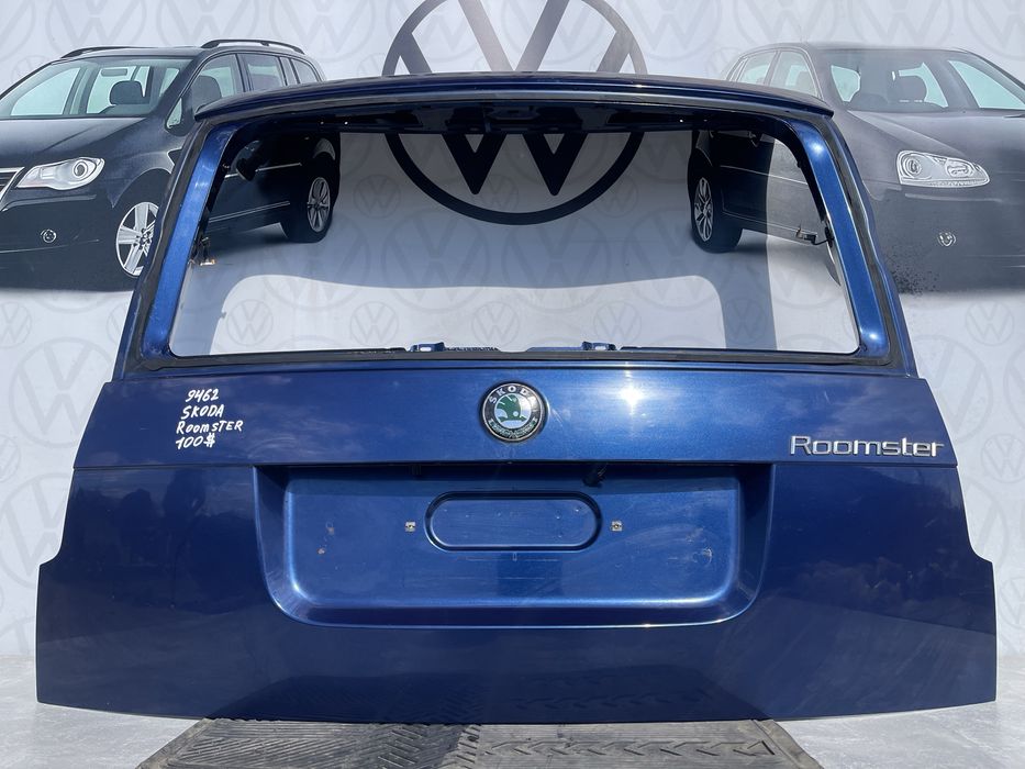 Задня кришка багажника Шкода Румстер 9462 ляда крышка багажныка Skoda Roomster синя
