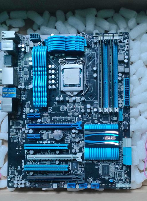 Płyta Główna ASUS P8Z68-V Rev. 1.x + Procesor I7-3770 + RAM DDR3 16GB