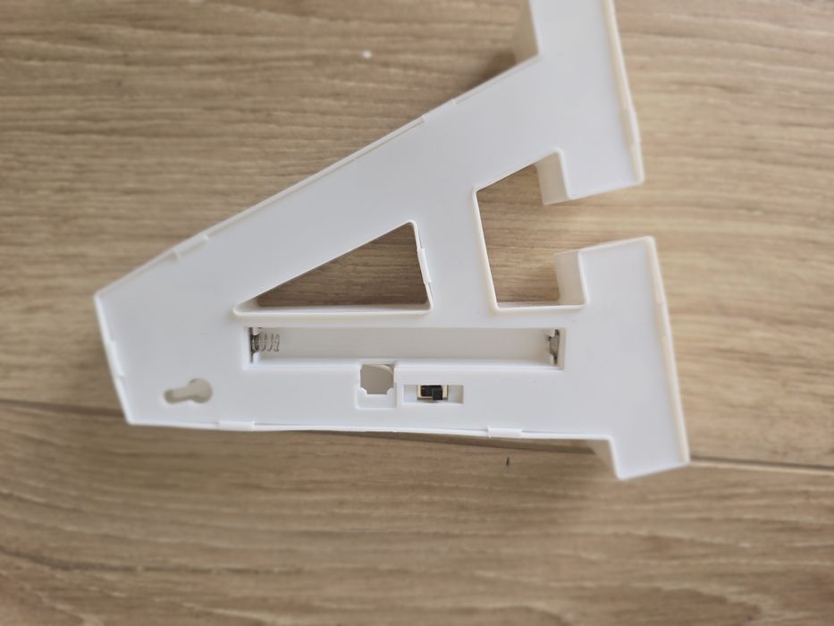 Litera A led 2x baterie AAA