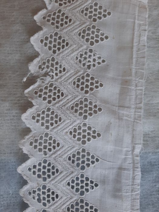 Tkanina haft angielski vintage, lata 50/60-te