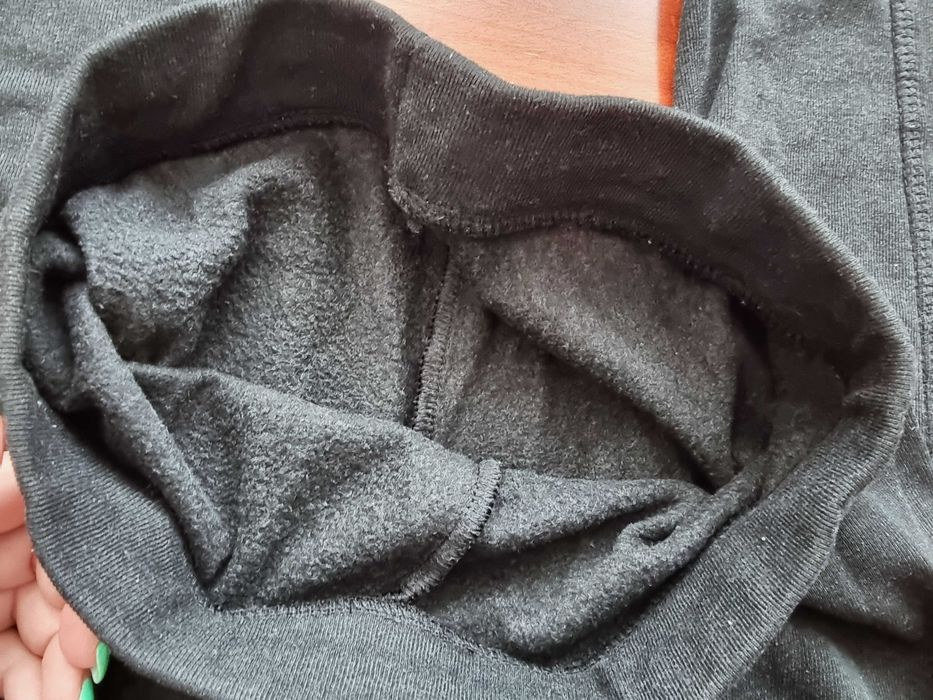 Leggings cinzentos escuros quentinhos Wedze, tamanho S