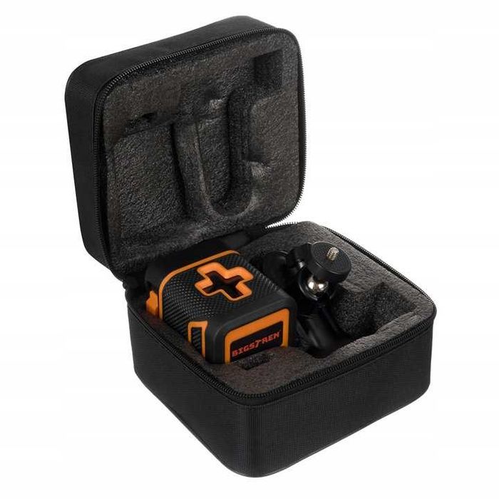 LASER KRZYŻOWY poziomica laserowa płaszczyznowa samopoziomująca ETUI