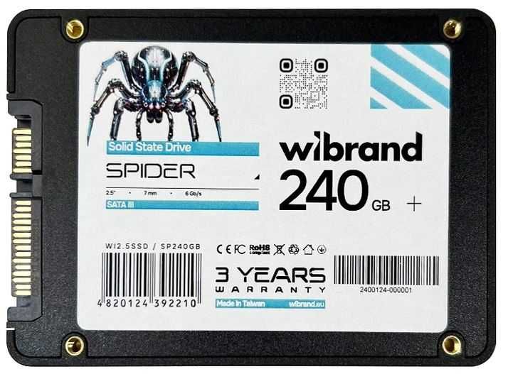 Wibrand Spider 240GB 2.5"" SATA III (WI2.5SSD/SP240GBST)