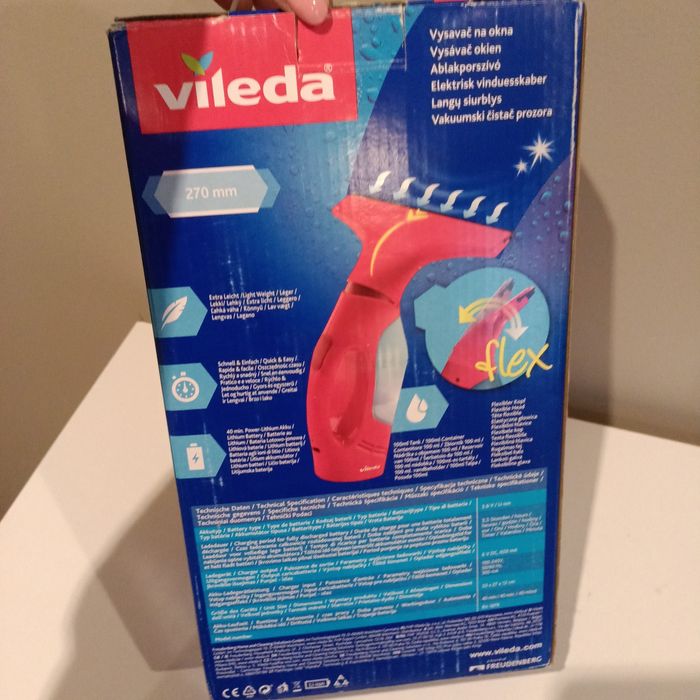 Elektryczna ściągacza do okien Vileda