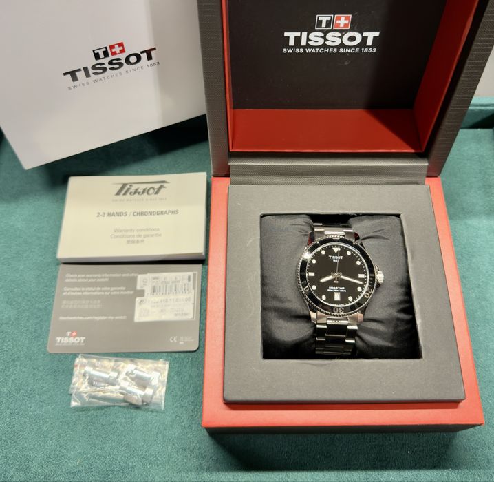 Tissot Seastar 1000 40mm T120.410.11.051.00 | Gwarancja | Full Set
