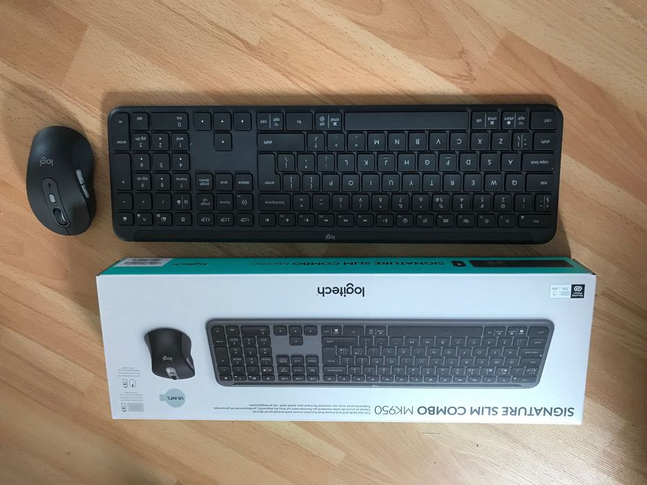 Nowy Zestaw Logitech k950 combo mk950 signature klawiatura mysz (m750)