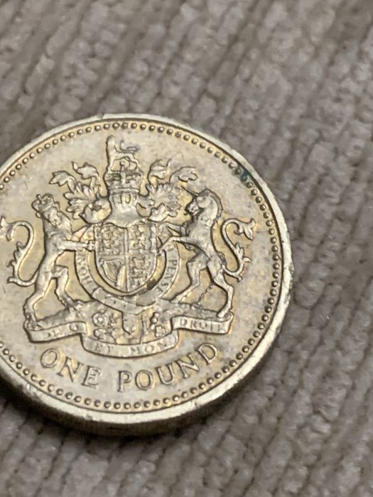 Uma libra inglesa rara de 1993