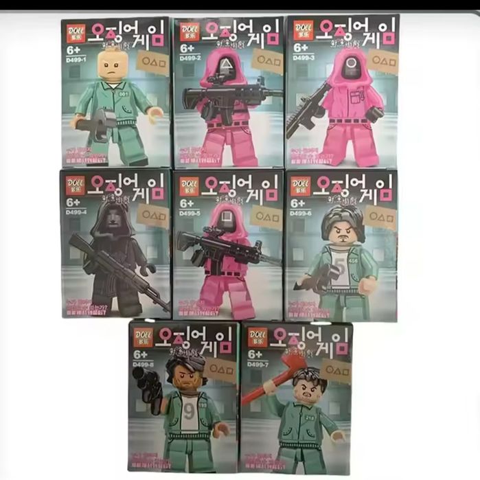 Squid game 8/9 figurek.