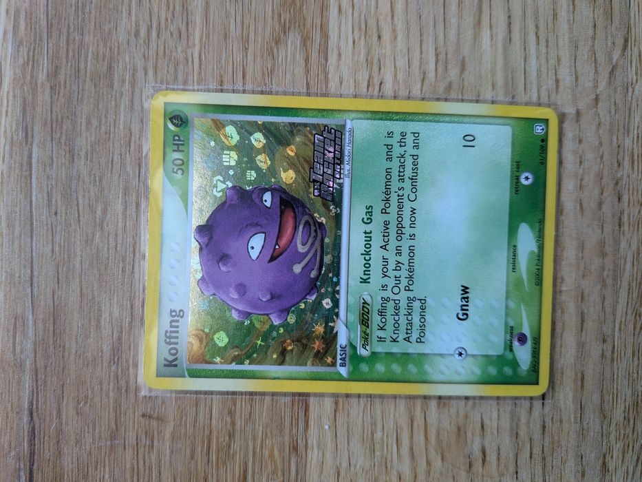 Karta Pokémon Koffing 61/109 REVERSE HOLO | EX Team Rocket Returns