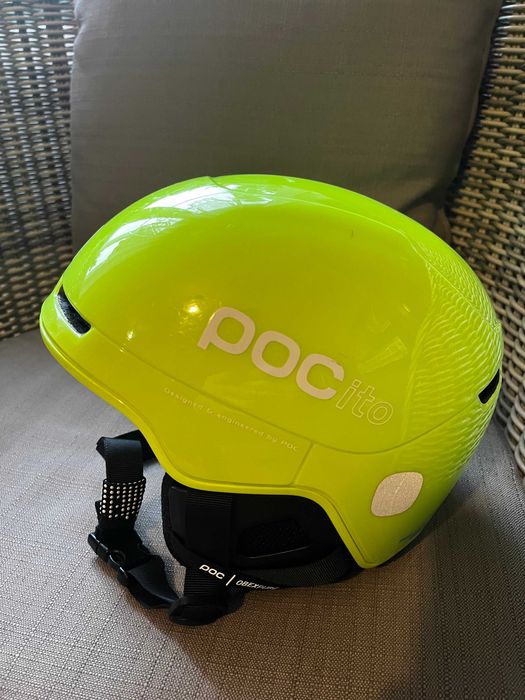 POC ito Obex SPIN -Kask narciarski dla dziecka -zielony XXS - 48-52 cm