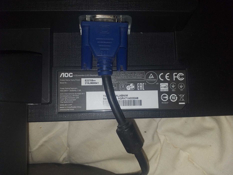 Monitor AOC e2270Swn 22" Full HD