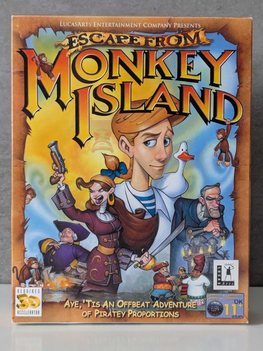 Escape from Monkey Island gra BIG BOX PC ENG z 2000 r.