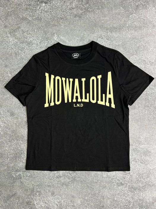 Mowalola t-shirt black мовалова чорна футболка кропнута архівна футболка S M L