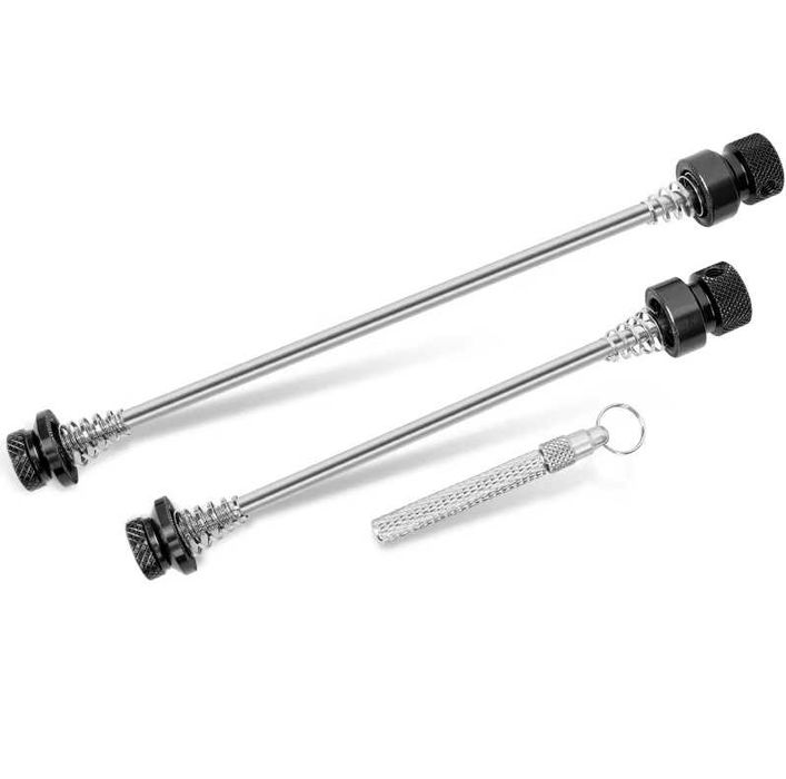 Oś Piasty Wózka Rowerowego Szybkozłączka  Antykradzieżowa