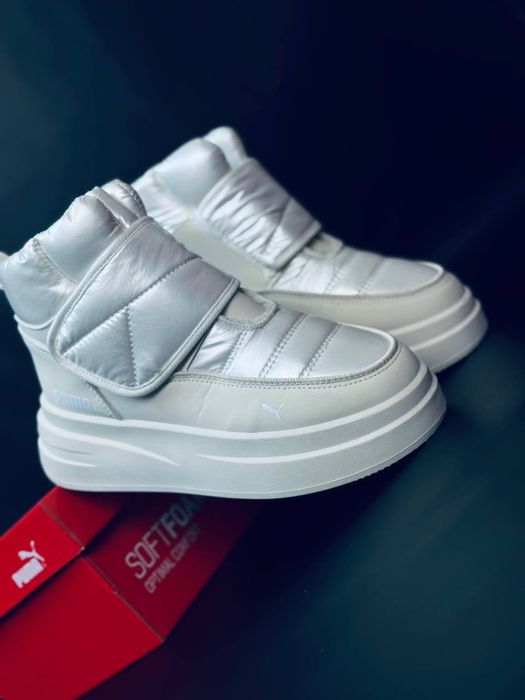 Дутики для холодной зимы не скользят дутиши пума сноубутсы puma