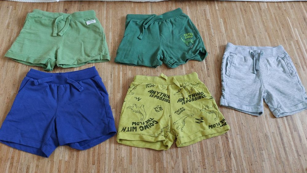 Zestaw 5x spodenki chłopięce r.98 + gratis