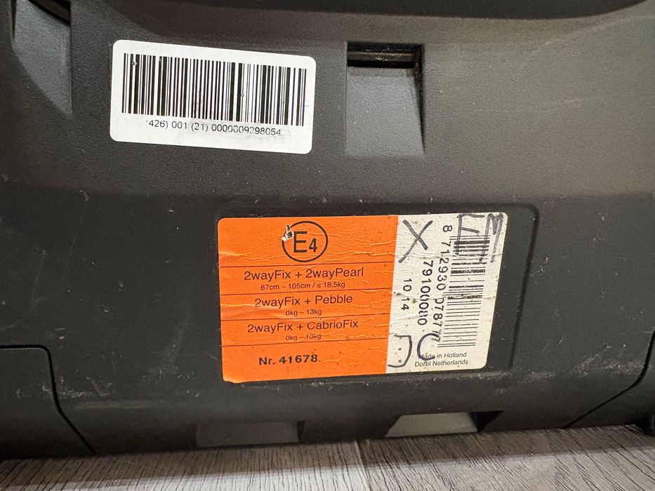 Base Isofix 2 way fix