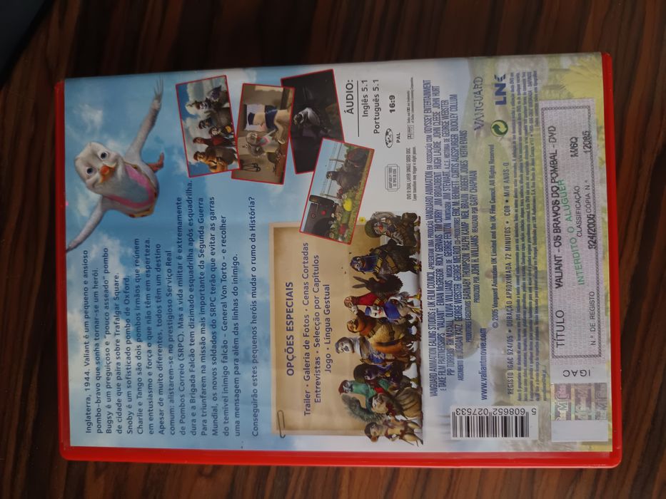 DVD valiant os bravos do pombal