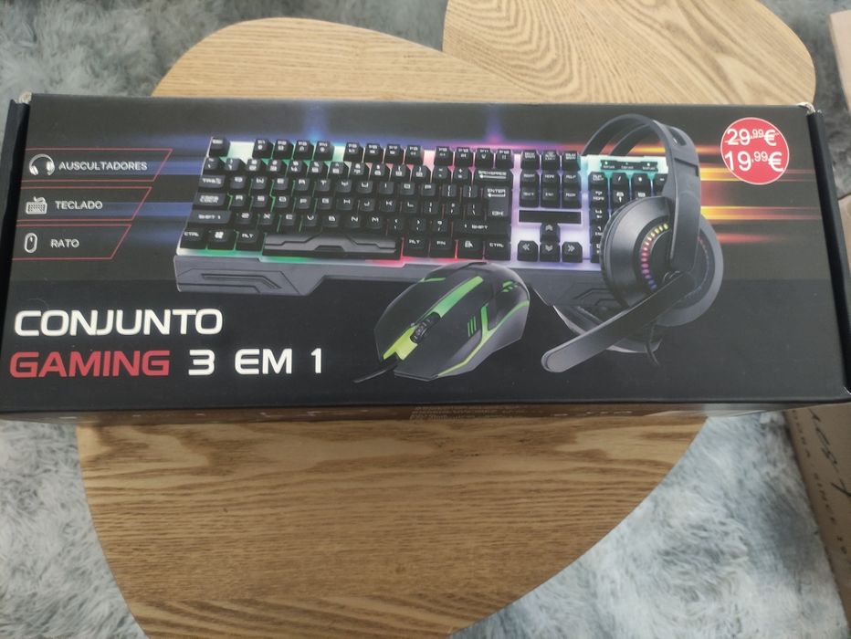 Conjunto gaming 3 em 1