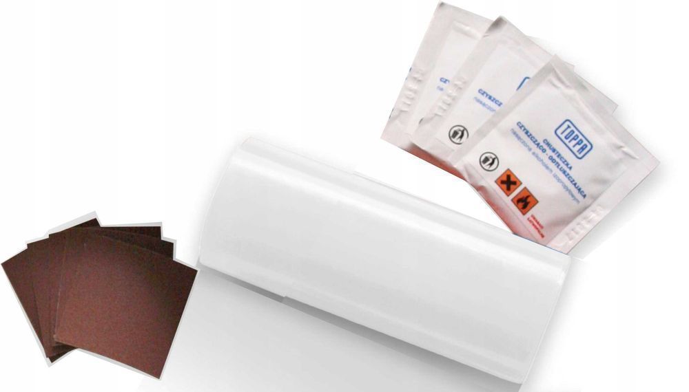 Zestaw Naprawczy Do Łatania Plandek 220X10Cm Biały