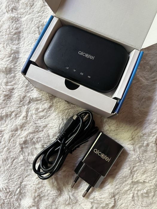 Router Alcatel Linkzone 4G LTE CAT7 mobile wifi czarny przenośny