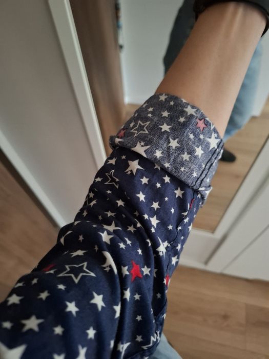 Granatowa koszula w gwiazdki M Dioufond