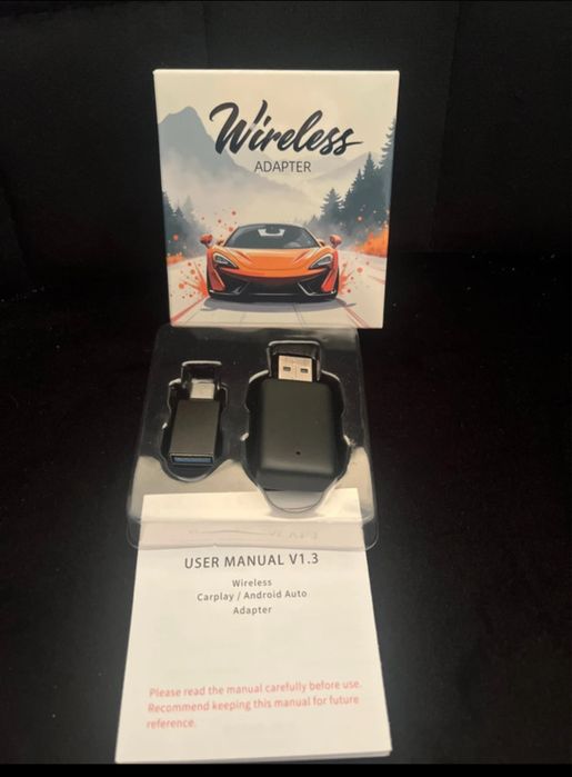 Bezprzewodowy adapter CarPlay i Android auto  2w1 mini