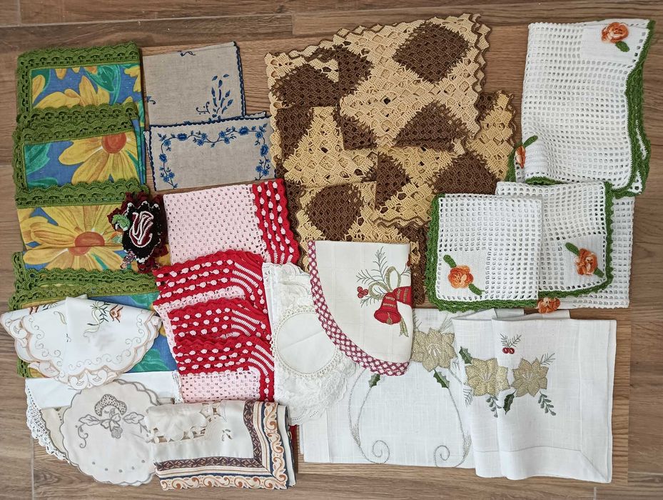 Panos crochet renda