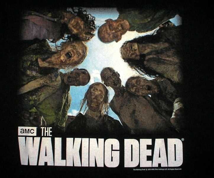 Мужская футболка мерч с принтом The Walking Dead